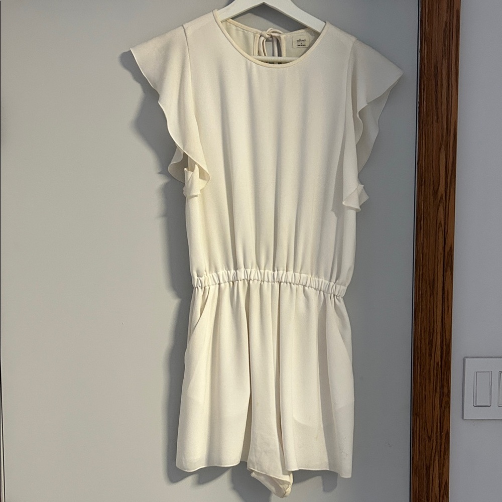 Wilfred Cream Tie-back romper